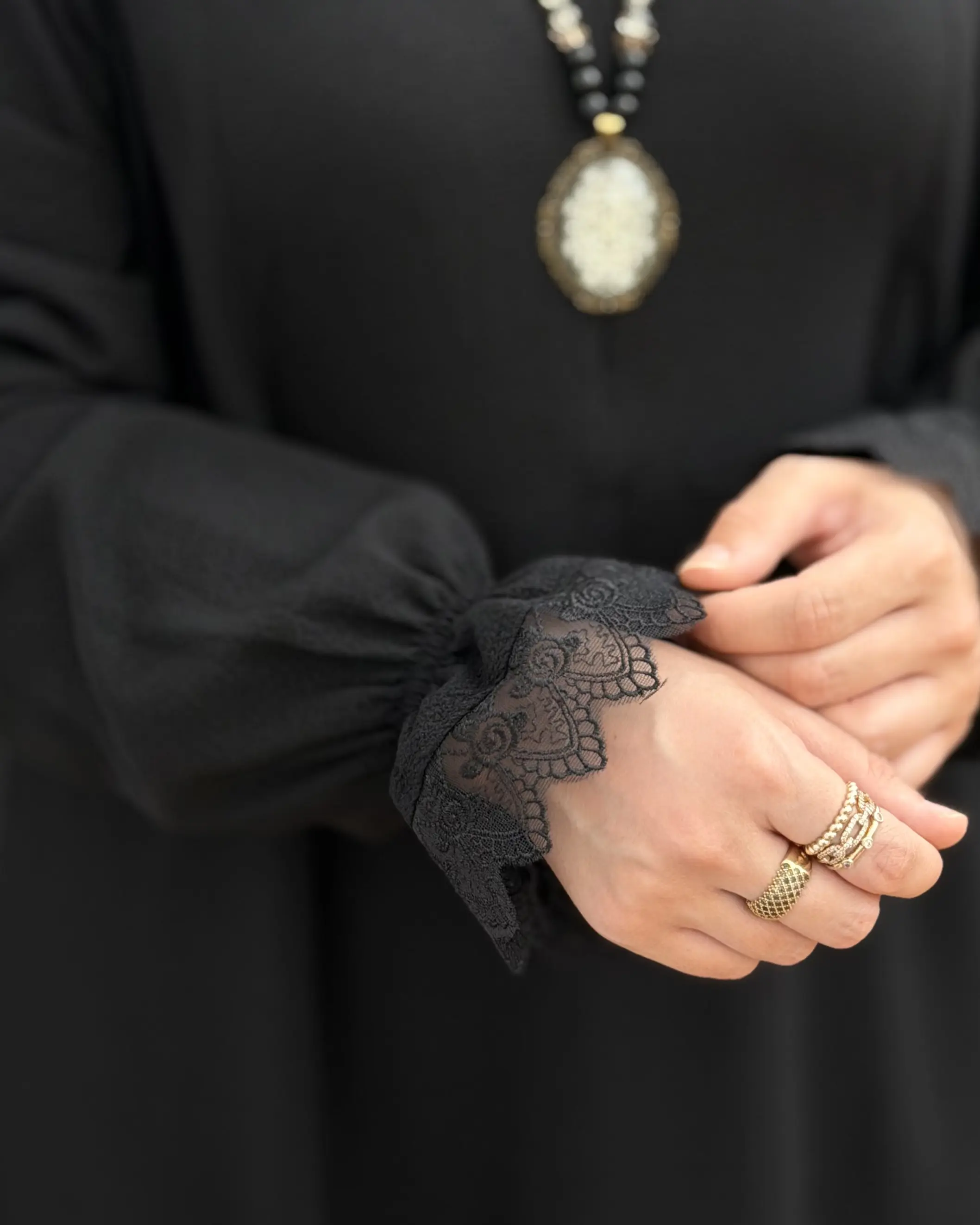 مانتو عبایی زنانه مدل سمانه (ویژه محرم)